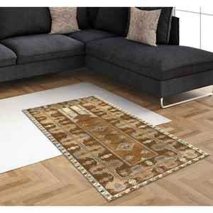 Vintage Pattern Prayer Printed <b>Rug</b> - Luxury Turkish Geometric Design,Nonwoven Soft <b>Rug</b> - Product Image 3