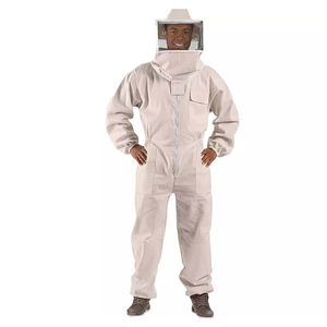 Vente en gros de vêtements de veste d'apiculture ventilés en maille robuste avec capuche chapeau-voile équipement de tenue d'abeille apiculture - Product Image 3