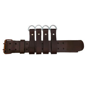 Wholesale High Quality <b>Leather</b> Custom Material Tool <b>Belt</b> Bag Outdoor PU <b>Leather</b> Tool <b>Work</b> <b>Belt</b> for Sale - Product Image 4