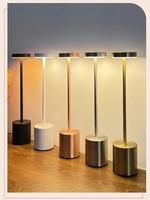 Lampe de table LED, éclairage de dîner pour restaurant, décoration pour bar, interrupteur tactile moderne, lampe rechargeable