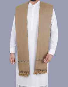 Men Soft Winter Wool <b>Shawl</b> Warm Traditional Solid Color Breathable Elegant <b>Wrap</b> - Product Image 5