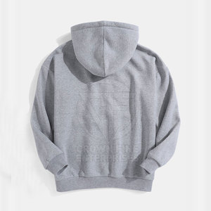 Sweat-shirts décontractés pour hommes en coton 100% pour l'hiver, couleur unie, coupe classique, design de poche tendance, personnalisable, respirant, séchage rapide - Product Image 5