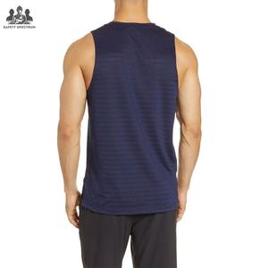 Débardeurs tricotés personnalisés légers, respirants, à séchage rapide et écologiques pour hommes, style décontracté, grande taille, couleur unie, 100 % coton, vente en gros 2025 - Product Image 3