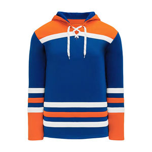 Sweat-shirt de hockey personnalisé en gros, pas cher et unique, sweat-shirt de hockey en twill, sweat-shirt de hockey sur glace avec capuche, lacets, service OEM - Product Image 1