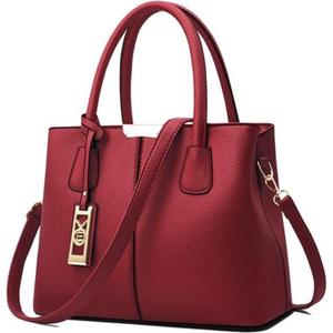 Compre en Línea Bolsos de Mano de Cuero Genuino para Mujer, Diseño Duradero de Marca Personalizada, Estilo Occidental, Gran Capacidad, Cierre Impermeable - Product Image 3