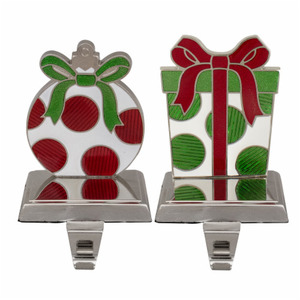 Soporte para medias de aluminio y hierro de diseño elegante, soporte para medias de estilo moderno de níquel para decoración de Navidad, decorativo hecho a mano - Product Image 2