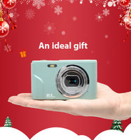 Kamera Digital Profesional Point Shoot 48MP HD Video 1080p Zoom Optik 16x Layar 2.4" OEM Tipe-C USB Stabilisasi Gambar