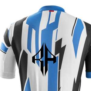 Venta caliente de los hombres de sublimación Camisetas de ciclismo Cremallera completa 100% Material de poliéster Premium Logotipo personalizado de alta calidad para los hombres - Product Image 5