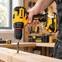 Perceuse sans fil multifonctionnelle professionnelle à vitesse variable Maxtol A3119 20V Brushless 50Nm 10mm Max Métal OEM