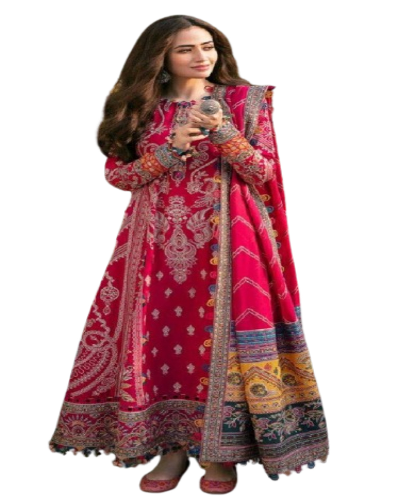 Hot Selling New Pakistani Free Size Dress Designer Salwar Kameez Embroidery Pakistani and Indian Stylish Women Dress