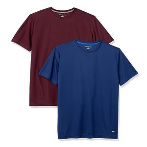 Polo à manches courtes pour homme, 100 % polyester, motif uni, tissu tricoté, 220 grammes, logo sur le devant - Product Image 4