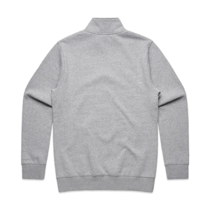Sweat-shirts en coton mélangé anti-boulochage en gros avec col et fermeture éclair quart de tour, durables et parfaits pour les vêtements décontractés - Product Image 4