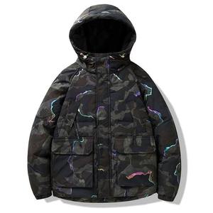 Blouson d'hiver décontracté pour homme, style streetwear, col montant, imperméable, écologique, service OEM, état neuf - Product Image 2