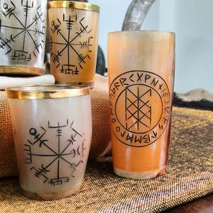 Taza de cuerno de búfalo natural hecha a mano, taza rústica ecológica, duradera y elegante, perfecta para café, té, whisky, Oficina - Product Image 5