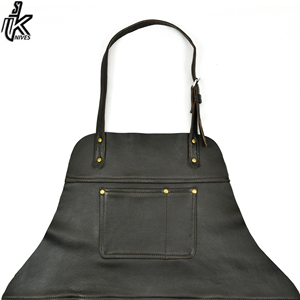 Tablier en cuir véritable 2022 pour la cuisson, le travail du bois et le barman de qualité supérieure - Product Image 4