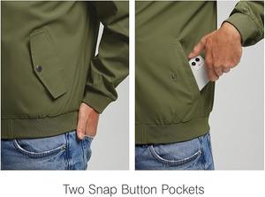 Vêtements d'extérieur Veste imperméable personnalisée pour hommes Bomber d'hiver rembourré brillant Vestes coupe-vent chaudes et épaisses pour hommes - Product Image 4