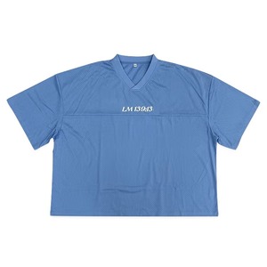 เสื้อฟุตบอลอเมริกันสำหรับผู้หญิงแบบใหม่เสื้อออกกำลังกายแขนสั้นโอเวอร์ไซส์ออกแบบได้ตามต้องการดีไซน์ไม่เหมือนใคร - Product Image 1