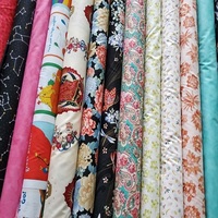 Tissu artisanal léger en coton 20S 60*60 150GSM 44/45 extensible imprimé tissé en stock pour usage extérieur pour filles et garçons Stock-17011