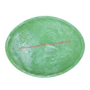 Placas redondas de resina ecológicas de alta calidad con acabado pulido de lujo para fiestas a precio mayorista - Product Image 3