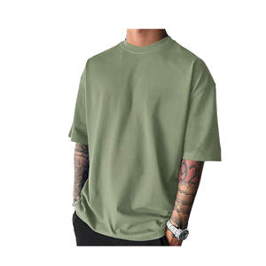 Camisetas de manga corta de algodón 100% unisex logotipo personalizado impresión digital de estilo informal de gran tamaño para hombres y mujeres - Product Image 5