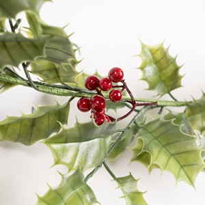 Christmas Festoon Garlands Wreaths 160cm Synthetic <b>Material</b> Traditional Style Washable <b>Red</b> Berries for Wall Mount Festive Decor - Product Image 2