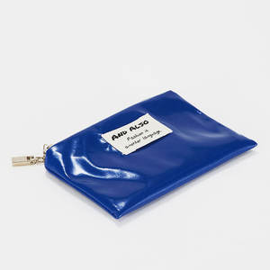 [Et aussi] pochette en émail de voyage sac cosmétique brillant étanche pour articles de toilette et essentiels de maquillage avec fermeture à glissière durable - Product Image 3