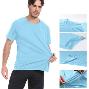 Activewear Logotipo personalizado Entrenamiento Gimnasio Ropa Correr Hombres Deportes Camisetas Gimnasio Camisetas Tops para hombres - Product Image 3