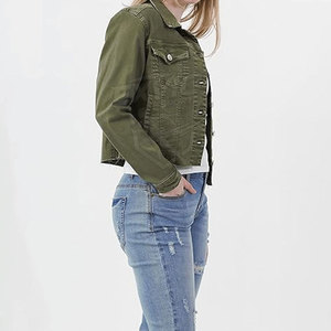 Chaquetas Vaqueras de Mujer Ajustadas, 100% Algodón, para Exteriores, Ropa de Invierno para Adultos - Product Image 6