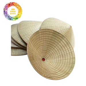 หมวกทรงกรวยทำจากไม้ไผ่ทำด้วยมือจากเวียดนาม - Product Image 1