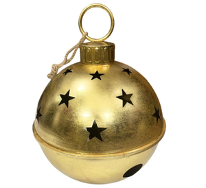 Campana galvanizada de calidad moderna, venta al por mayor, adornos navideños, diseño bordado, campanas de Metal, decoración hecha a mano personalizada - Product Image 3