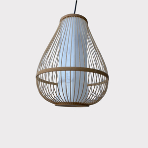 2024 Vietnam tendencia caliente interior hogar Resort Hotel candelabros de bambú hecho a mano mimbre colgante luz algas marinas Hotcraft Ratán - Product Image 3