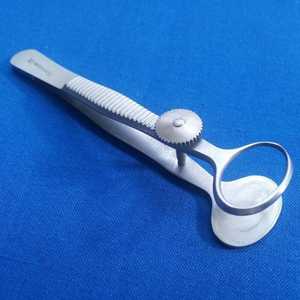 Forceps de Chalazion Francis ovales 14 x 11 mm, taille moyenne, ensemble d'instruments chirurgicaux ophtalmiques, manuel - Product Image 3