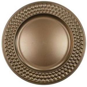 Auténticas Platos de Presentación de Metal Antiguo Ecológicos con Intrincadas Grabas para Eventos de Cena Formales de Lujo - Product Image 3