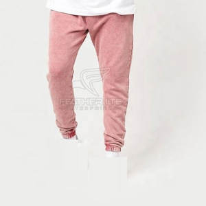 Pantalon de survêtement classique à l'acide pour hommes avec coupe décontractée et poches latérales profondes Joggers doux à l'acide avec un look Streetwear élégant - Product Image 3
