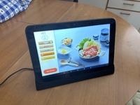 Écran LCD Android pour menu de restaurant, machine de commande automatique, écran tactile de table, affichage numérique, système de commande de repas, support