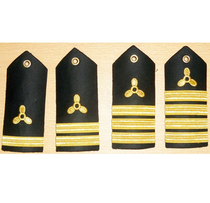 Badges brodés de luxe OEM en gros, en dentelle française noire et or, en feutre non tissé, écologiques, faits à la main, finition miroir 3D - Product Image 4