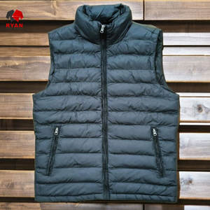 Chaleco Acolchado Impermeable Personalizado Ryan Pro Gear para Hombre con Tela de Lana Peinada, Transpirable y Antibolitas, Opciones de Logotipo OEM - Product Image 1