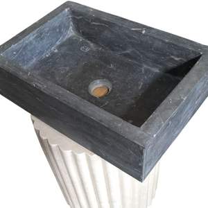 อ่างล้างหน้าหินอ่อนพรีเมียมงานแฮนด์เมด รุ่นใหม่ II คุณภาพสูง ดีไซน์มินิมอลทันสมัยจากอินโดนีเซีย - Product Image 3