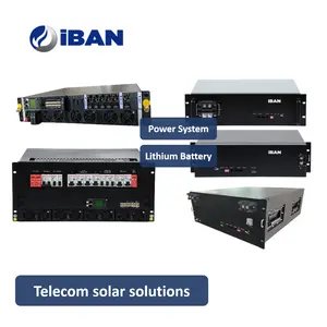 iBAN POWER DC Solar 240A 300A DC Power Supply with 110/220V to 48V High-efficiency Rectifier Switching Power Supply
