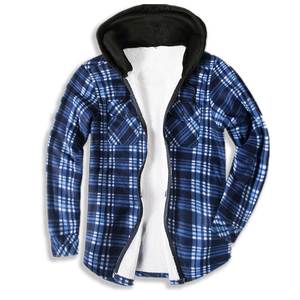 เสื้อแจ็คเก็ตสไตล์วาร์ซิตี้ผ้าฟลีซขนแกะคุณภาพสูงสำหรับผู้ชาย  บุหนาด้วยวัสดุหนังกลับ - Product Image 6