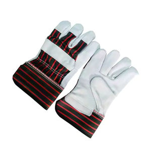 Guantes de trabajo de cuero de vaca superventas alta exigencia mejor fabricación protección de manos nueva llegada mejores guantes de trabajo - Product Image 6