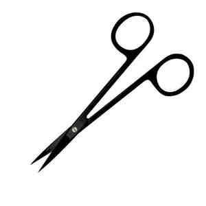 Porte-aiguilles en acier chirurgical, ciseaux iris, instrument médical, pointe droite, ciseaux chirurgicaux par SurgiRight Instruments - Product Image 2