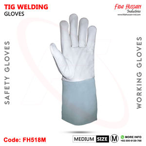 2025 Meilleure vente gants de soudage TIG gants de sécurité en cuir de chèvre avec poignets en cuir de vache fendu gants luvas de soldagem tig - Product Image 4