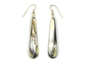 Pendientes de Cuerno de Búfalo de Diseño Único, Modernos y Ecológicos de Alta Calidad para Mujer, Tamaño y Color Personalizados, Hechos a Mano, Precio al por Mayor, India - Product Image 4