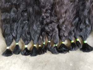 100% vierge indienne extensions de cheveux Machine trame Double dessiné perruque armure en gros usine exportation - Product Image 3