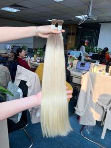 Extensions de cheveux humains vierges Remy naturels vietnamiens bruts, super double drawn, double trame, nouvelle couleur 14q/60c - Product Image 4