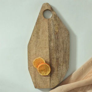 เขียงไม้ธรรมชาติเขียงไม้ทรงกลมสำหรับอุปกรณ์ครัว - Product Image 5