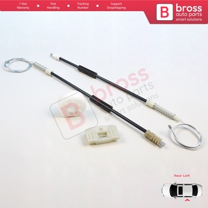 Kit de Reparación de Elevalunas Trasero Izquierdo BWR970 para Clase S W140 1992-1999 Sedán de 4 Puertas 1407301146 - Product Image 3