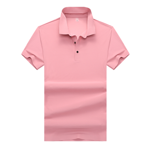Polo de hombre de Venta caliente camisa de moda de Color sólido Botón de manga corta Casual Simple de alta calidad Polo para hombre - Product Image 5