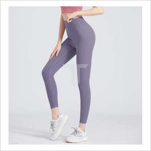 Conjunto de Yoga para Mujer Talla XL, Transpirable, Spandex/Nylon, Ecológico, Pantalones de Gimnasio, Precio al por Mayor OEM Personalizado, Cómodo, Sin Costuras, Estampado Medio - Product Image 2